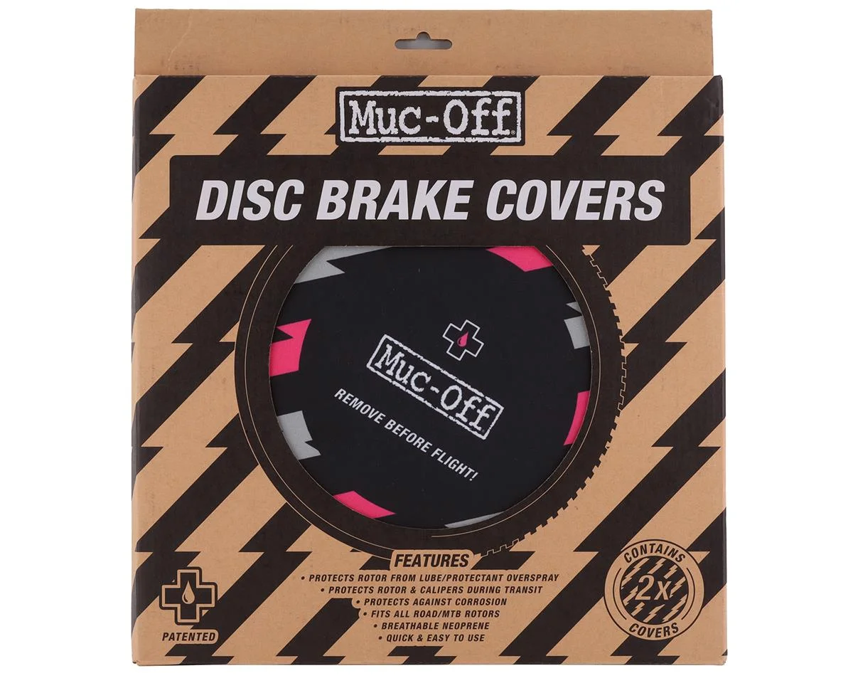 Muc-Off Disc Brake Covers (Black/Pink) - view 4